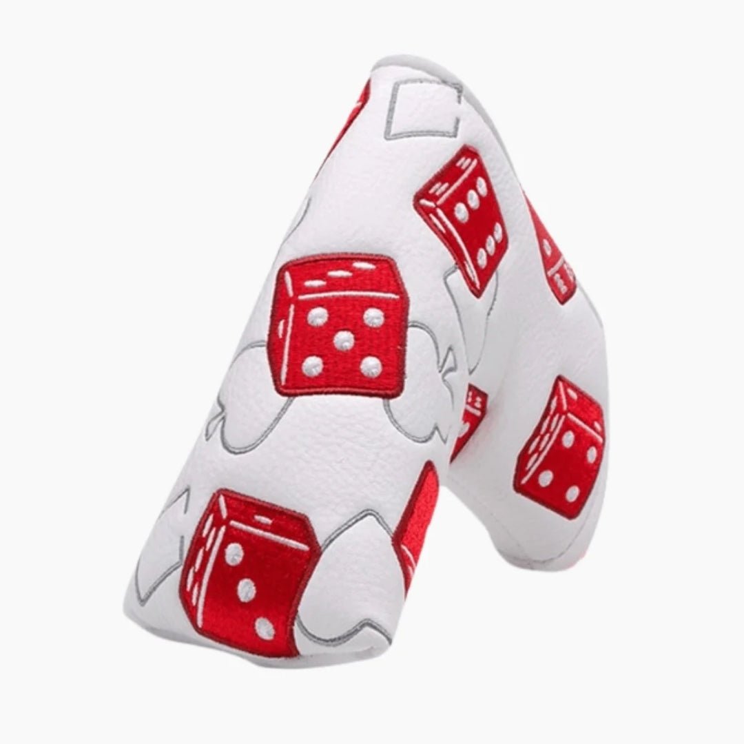 777 LUCKY DICE BLADE PUTTER HEADCOVER - Funky Headcovers777 LUCKY DICE BLADE PUTTER HEADCOVERFunky HeadcoversFunky HeadcoversB6002529WHITE777 LUCKY DICE BLADE PUTTER HEADCOVER