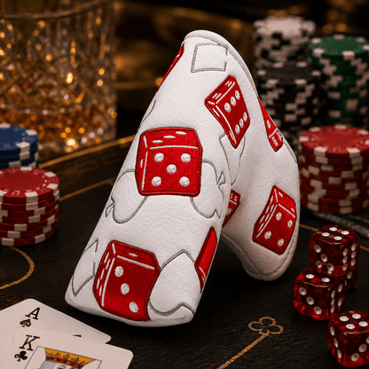 777 LUCKY DICE BLADE PUTTER HEADCOVER - Funky Headcovers777 LUCKY DICE BLADE PUTTER HEADCOVERFunky HeadcoversFunky HeadcoversB6002529BLACK777 LUCKY DICE BLADE PUTTER HEADCOVER
