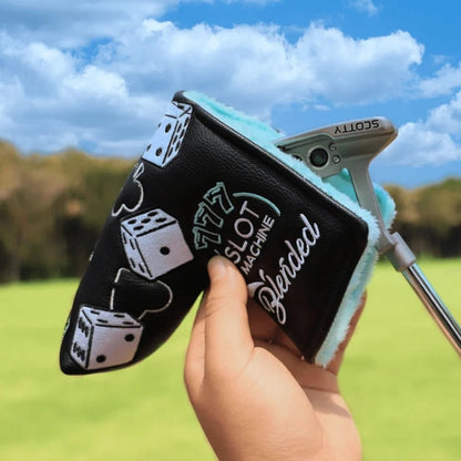 777 LUCKY DICE BLADE PUTTER HEADCOVER - Funky Headcovers777 LUCKY DICE BLADE PUTTER HEADCOVERFunky HeadcoversFunky HeadcoversB6002529BLACK777 LUCKY DICE BLADE PUTTER HEADCOVER