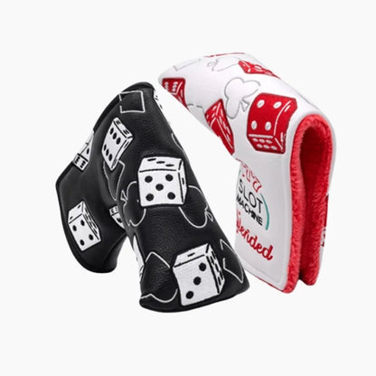 777 LUCKY DICE BLADE PUTTER HEADCOVER - Funky Headcovers777 LUCKY DICE BLADE PUTTER HEADCOVERFunky HeadcoversFunky HeadcoversB6002529BLACK777 LUCKY DICE BLADE PUTTER HEADCOVER