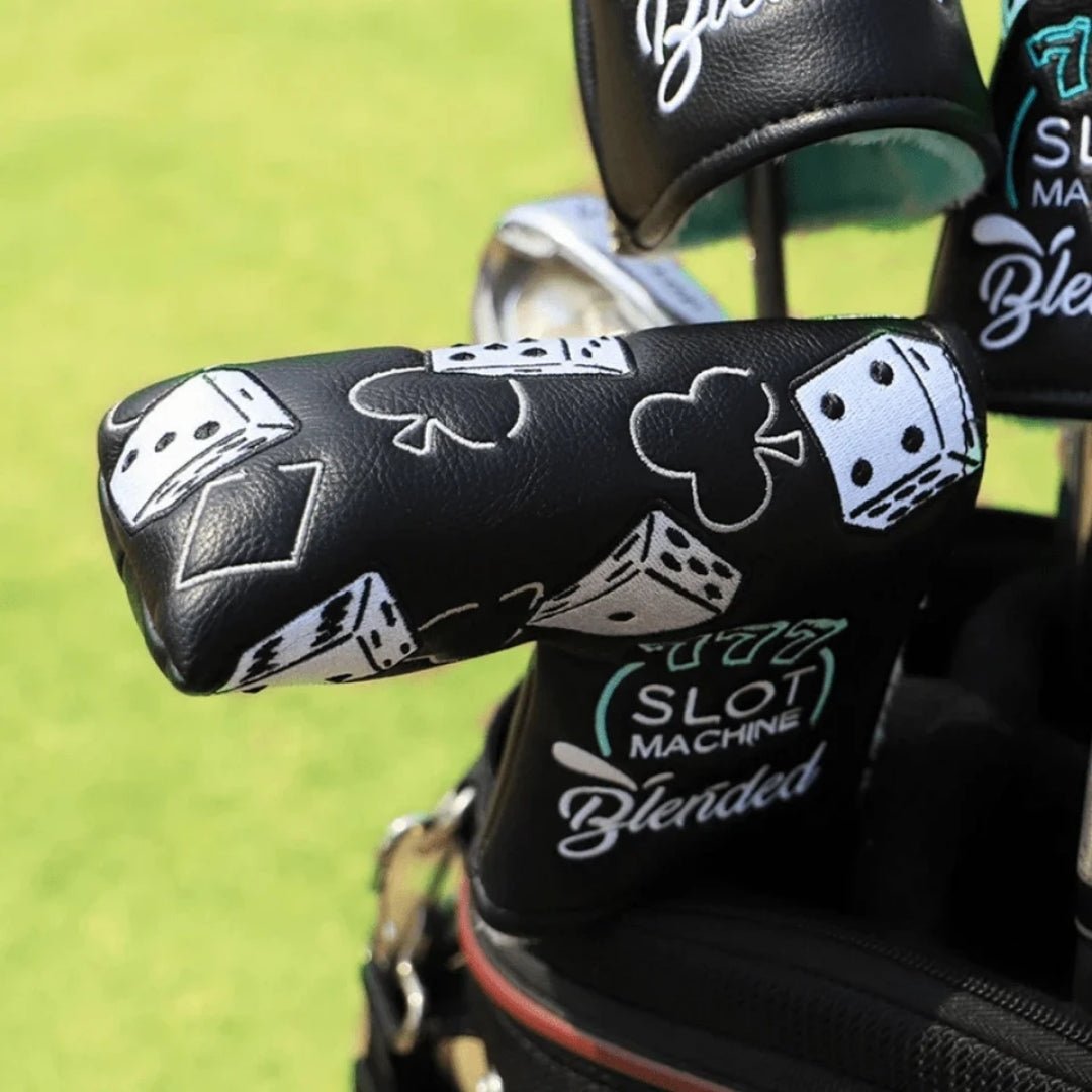 777 LUCKY DICE BLADE PUTTER HEADCOVER - Funky Headcovers777 LUCKY DICE BLADE PUTTER HEADCOVERFunky HeadcoversFunky HeadcoversB6002529BLACK777 LUCKY DICE BLADE PUTTER HEADCOVER