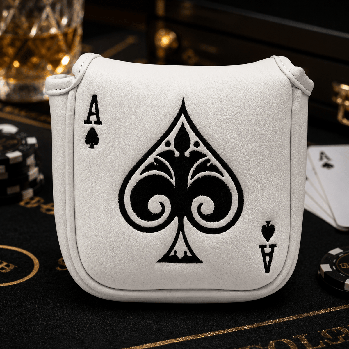ACE OF SPADES MALLET PUTTER COVER - Funky HeadcoversACE OF SPADES MALLET PUTTER COVERFunky HeadcoversFunky Headcovers6002079ACE OF SPADES MALLET PUTTER COVER