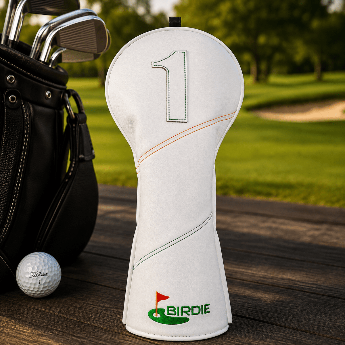 BIRDIE WHITE GOLF HEAD COVER DRIVER - Funky HeadcoversBIRDIE WHITE GOLF HEAD COVER DRIVERFunky HeadcoversFunky Headcovers6010521DRIVERBIRDIE WHITE GOLF HEAD COVER DRIVER