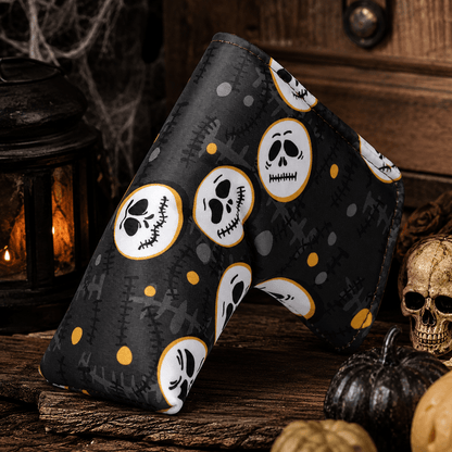 BLACK FABRIC GRIMACE PUTTER GOLF HEADCOVER - Funky HeadcoversBLACK FABRIC GRIMACE PUTTER GOLF HEADCOVERFunky HeadcoversFunky Headcovers8300304BLACK FABRIC GRIMACE PUTTER GOLF HEADCOVER