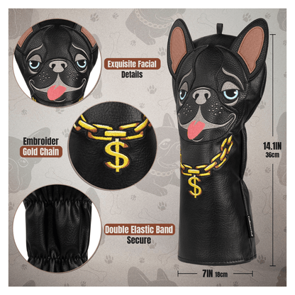 BLACK FRENCH BULLDOG DRIVER GOLF HEAD COVERS - Funky HeadcoversBLACK FRENCH BULLDOG DRIVER GOLF HEAD COVERSFunky HeadcoversFunky Headcovers6014744BLACK FRENCH BULLDOG DRIVER GOLF HEAD COVERS