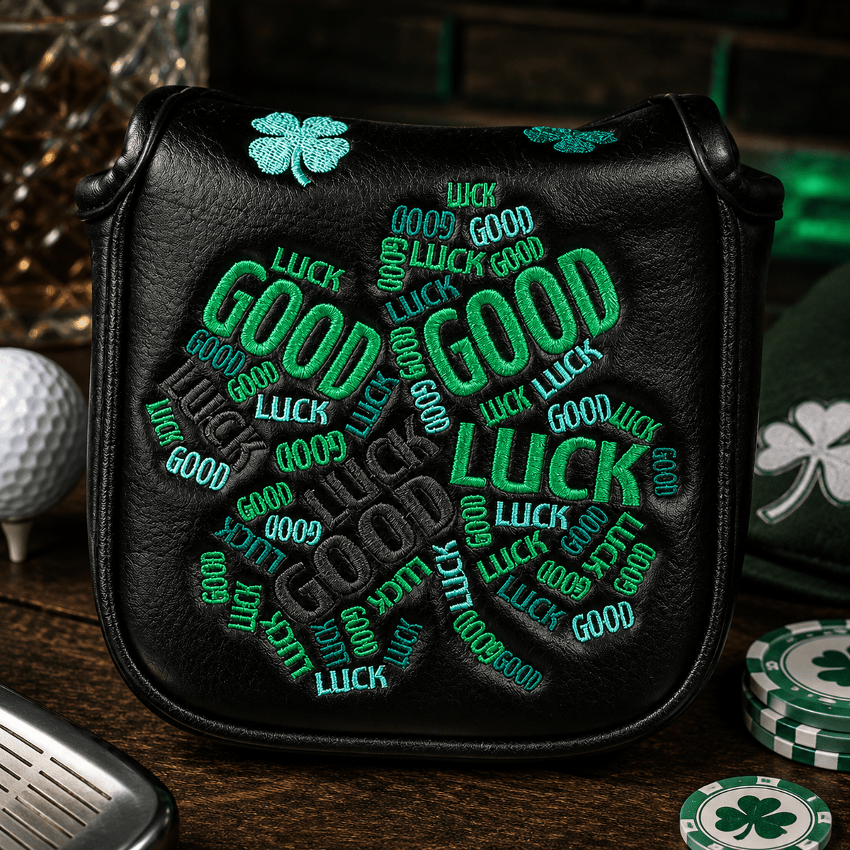 BLACK GREEN LUCK LEAF SQUARE MALLET PUTTER HEAD COVER - Funky HeadcoversBLACK GREEN LUCK LEAF SQUARE MALLET PUTTER HEAD COVERfunky-headcovers-store-build-klvj8Funky Headcovers6010341BLACK GREEN LUCK LEAF SQUARE MALLET PUTTER HEAD COVER