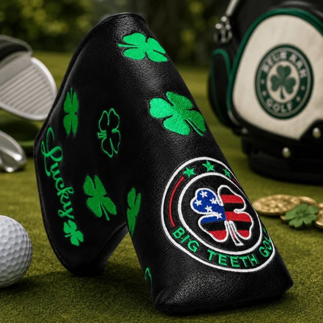BLACK LEATHER FOUR-LEAF CLOVER BLADE PUTTER GOLF HEADCOVER - Funky HeadcoversBLACK LEATHER FOUR-LEAF CLOVER BLADE PUTTER GOLF HEADCOVERFunky HeadcoversFunky Headcovers6006277BLACK LEATHER FOUR-LEAF CLOVER BLADE PUTTER GOLF HEADCOVER