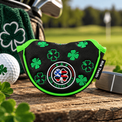 BLACK LEATHER FOUR-LEAF CLOVER MALLET PUTTER GOLF HEADCOVER - Funky HeadcoversBLACK LEATHER FOUR-LEAF CLOVER MALLET PUTTER GOLF HEADCOVERFunky HeadcoversFunky Headcovers6007559MALLETBLACK LEATHER FOUR-LEAF CLOVER MALLET PUTTER GOLF HEADCOVER