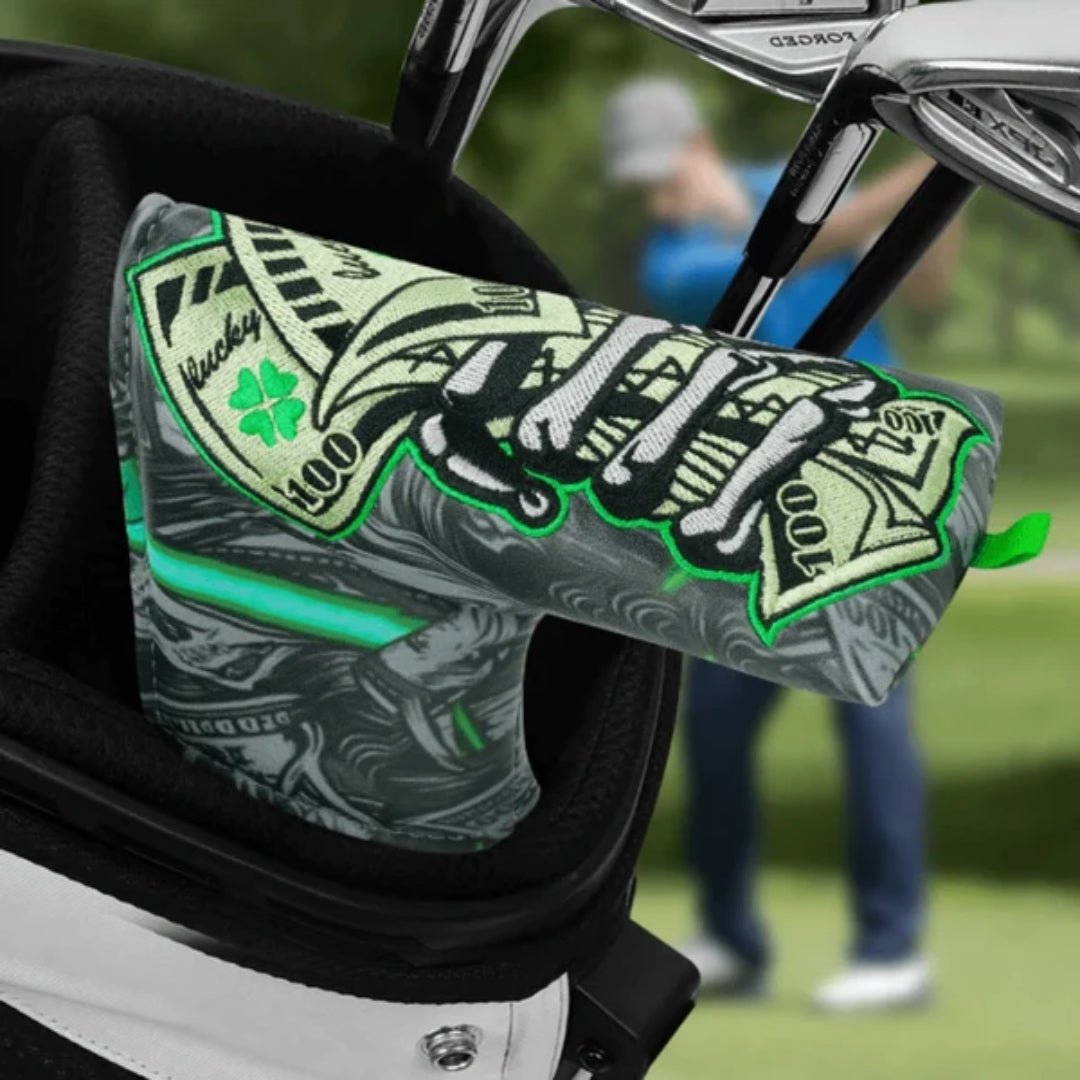 BLACK LUCKY COIN BLADE PUTTER HEADCOVER - Funky HeadcoversBLACK LUCKY COIN BLADE PUTTER HEADCOVERFunky HeadcoversFunky Headcovers8300477BLACK LUCKY COIN BLADE PUTTER HEADCOVER