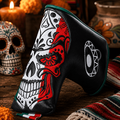 BLACK MEXICAN DAY OF THE DEAD PUTTER GOLF HEAD COVER - Funky HeadcoversBLACK MEXICAN DAY OF THE DEAD PUTTER GOLF HEAD COVERFunky HeadcoversFunky Headcovers6011225MALLETBLACK MEXICAN DAY OF THE DEAD PUTTER GOLF HEAD COVER
