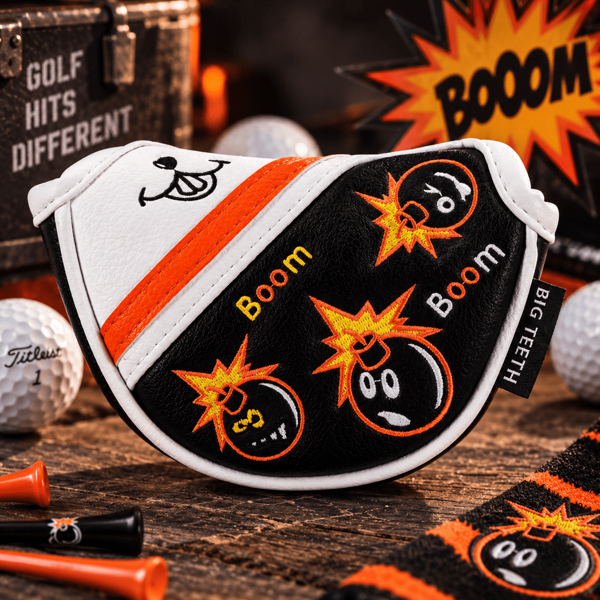 BLACK MINE MAGNETIC MALLET PUTTER HEADCOVER - Funky HeadcoversBLACK MINE MAGNETIC MALLET PUTTER HEADCOVERFunky HeadcoversFunky Headcovers6003444BLACK MINE MAGNETIC MALLET PUTTER HEADCOVER