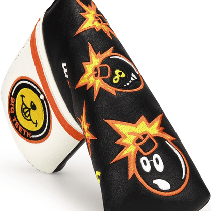 BLACK MINE MAGNETIC SINGLE EAR HEAD COVER SET - Funky HeadcoversBLACK MINE MAGNETIC SINGLE EAR HEAD COVER SETFunky HeadcoversFunky HeadcoversB6003443BLACK MINE MAGNETIC SINGLE EAR HEAD COVER SET