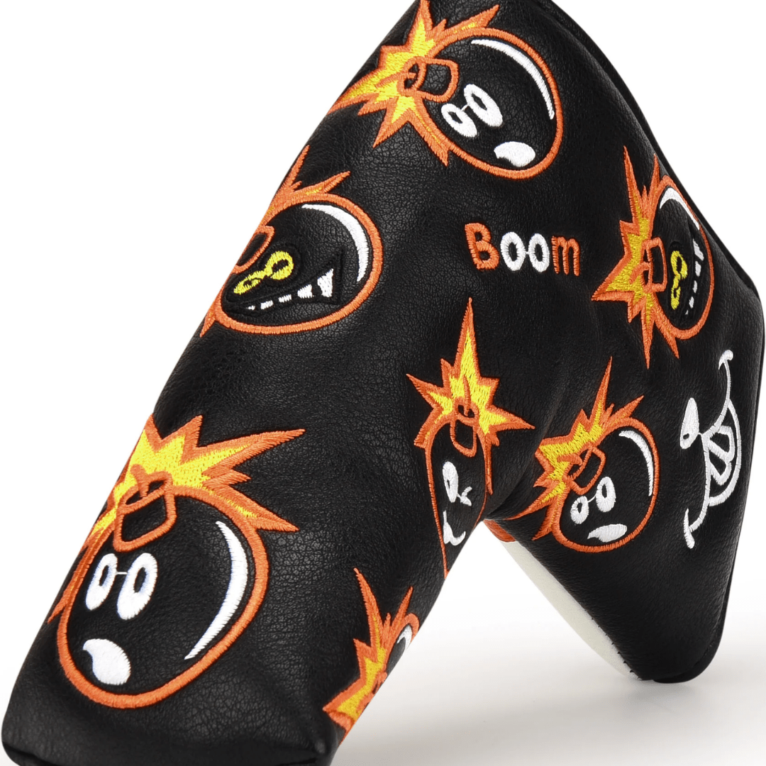 BLACK MINE MAGNETIC SINGLE EAR HEAD COVER SET - Funky HeadcoversBLACK MINE MAGNETIC SINGLE EAR HEAD COVER SETFunky HeadcoversFunky HeadcoversB6003443BLACK MINE MAGNETIC SINGLE EAR HEAD COVER SET