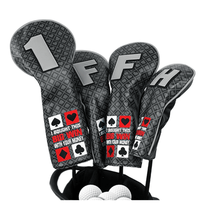 BLACK POKER DRIVER HEAD COVER SET - Funky HeadcoversBLACK POKER DRIVER HEAD COVER SETfunky-headcovers-store-build-klvj8Funky Headcovers6011166DRIVERBLACK POKER DRIVER HEAD COVER SET