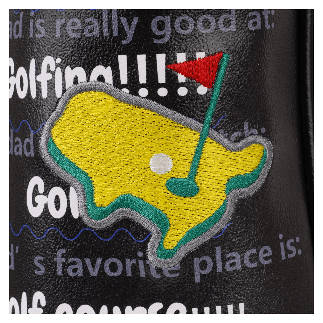 BLACK PU GOLF DAD HEAD COVER SET - Funky HeadcoversBLACK PU GOLF DAD HEAD COVER SETFunky HeadcoversFunky Headcovers6012415BLACK PU GOLF DAD HEAD COVER SET