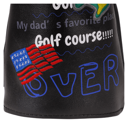 BLACK PU GOLF DAD HEAD COVER SET - Funky HeadcoversBLACK PU GOLF DAD HEAD COVER SETFunky HeadcoversFunky Headcovers6012415BLACK PU GOLF DAD HEAD COVER SET