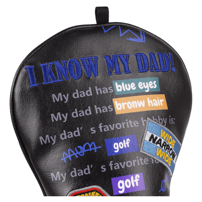 BLACK PU GOLF DAD HEAD COVER SET - Funky HeadcoversBLACK PU GOLF DAD HEAD COVER SETFunky HeadcoversFunky Headcovers6012415BLACK PU GOLF DAD HEAD COVER SET