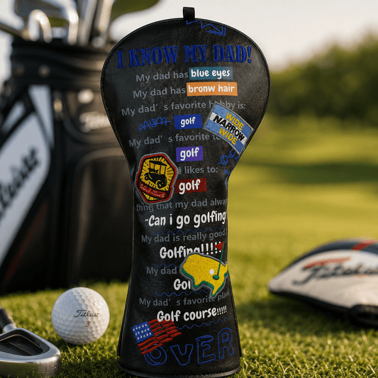 BLACK PU GOLF DAD HEADCOVER - Funky HeadcoversBLACK PU GOLF DAD HEADCOVERFunky HeadcoversFunky Headcovers6012415BLACK PU GOLF DAD HEADCOVER