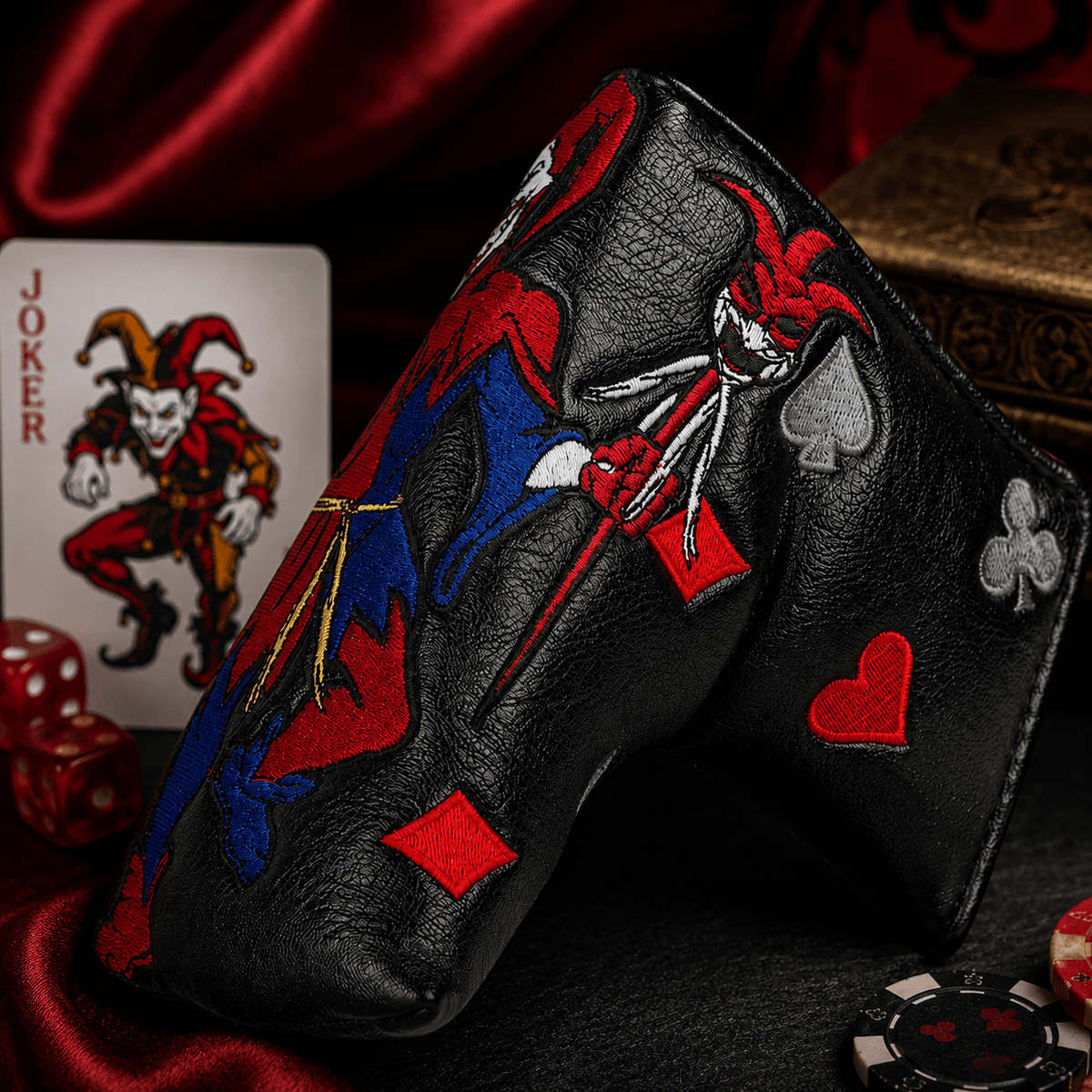 BLACK PU JOKER BLADE HEAD COVER - Funky HeadcoversBLACK PU JOKER BLADE HEAD COVERfunky-headcovers-store-build-klvj8Funky Headcovers8300324BLACK PU JOKER BLADE HEAD COVER