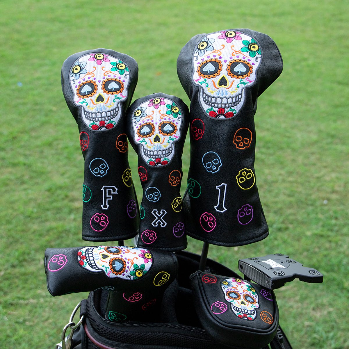 BLACK SKULL HEADCOVER DRIVER - Funky HeadcoversBLACK SKULL HEADCOVER DRIVERFunky HeadcoversFunky HeadcoversB6002284BLACK SKULL HEADCOVER DRIVER