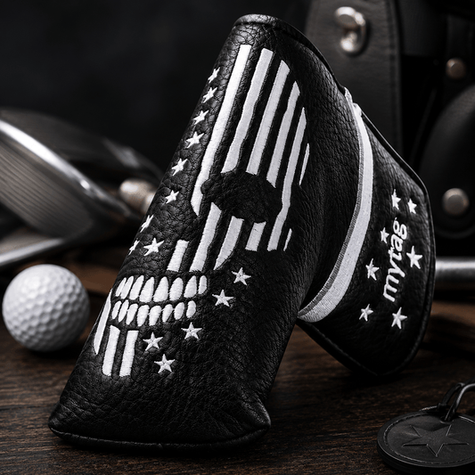 BLACK SKULL PUTTER HEAD COVER - Funky HeadcoversBLACK SKULL PUTTER HEAD COVERFunky HeadcoversFunky Headcovers6006706BLADEBLACK SKULL PUTTER HEAD COVER