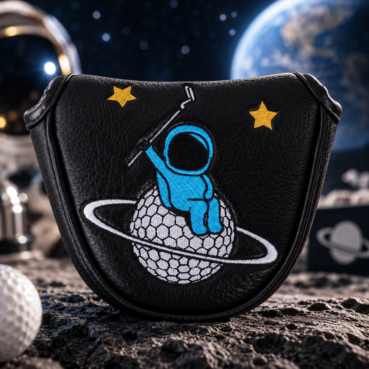 BLUE ASTRONAUTS MALLET PUTTER HEADCOVER - Funky HeadcoversBLUE ASTRONAUTS MALLET PUTTER HEADCOVERFunky HeadcoversFunky Headcovers6010607BLUE ASTRONAUTS MALLET PUTTER HEADCOVER