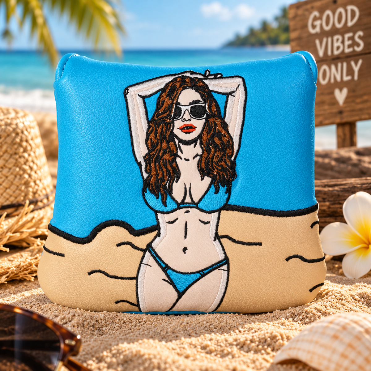 BLUE BIKINI BEAUTY SQUARE PUTTER HEADCOVER - Funky HeadcoversBLUE BIKINI BEAUTY SQUARE PUTTER HEADCOVERFunky HeadcoversFunky Headcovers6010154BLUE BIKINI BEAUTY SQUARE PUTTER HEADCOVER
