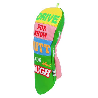 BLUE YELLOW PINK GREEN SPLICE DRIVER GOLF HEADCOVER - Funky HeadcoversBLUE YELLOW PINK GREEN SPLICE DRIVER GOLF HEADCOVERFunky HeadcoversFunky Headcovers6013239BLUE YELLOW PINK GREEN SPLICE DRIVER GOLF HEADCOVER