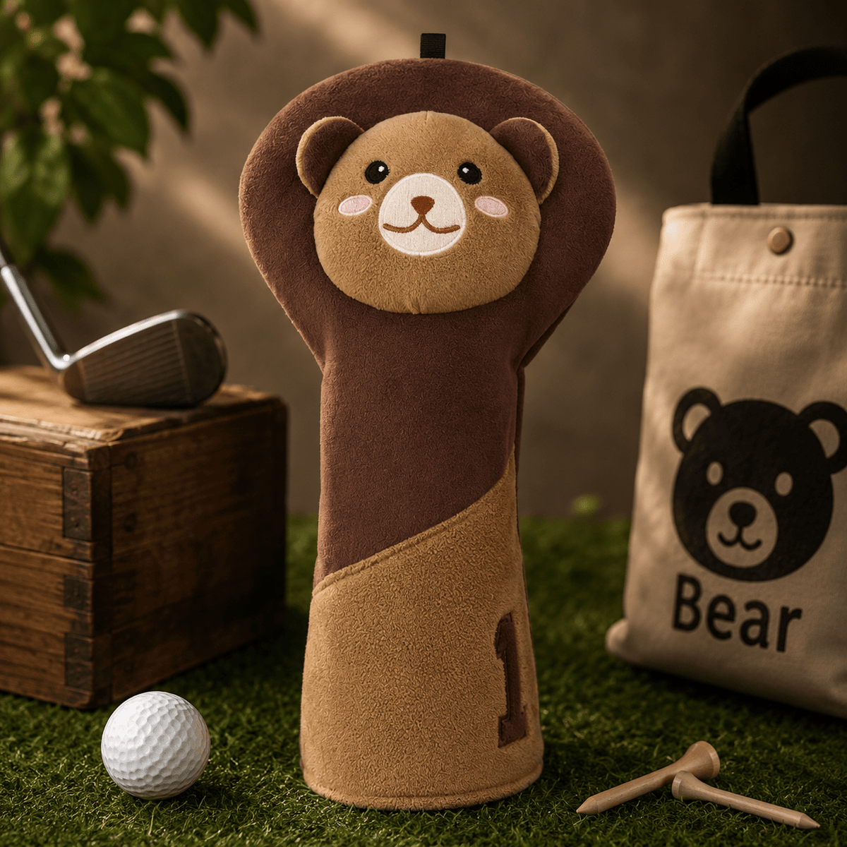BROWN BEAR DRIVER HEAD COVER - Funky HeadcoversBROWN BEAR DRIVER HEAD COVERFunky HeadcoversFunky Headcovers8300429BROWN BEAR DRIVER HEAD COVER