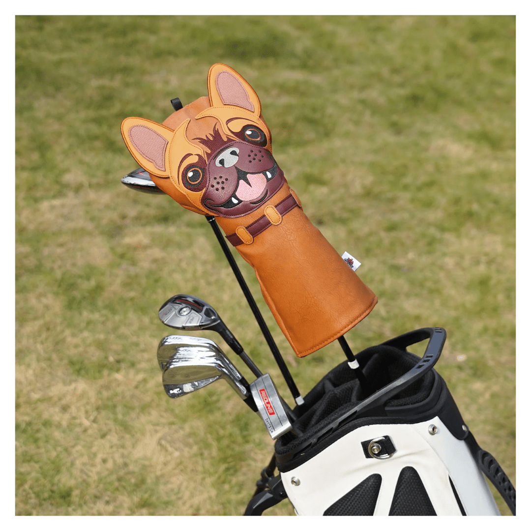 BROWN PU BULLDOG EMBROIDERED DRIVER GOLF HEAD COVER - Funky HeadcoversBROWN PU BULLDOG EMBROIDERED DRIVER GOLF HEAD COVERFunky HeadcoversFunky Headcovers6014743BROWN PU BULLDOG EMBROIDERED DRIVER GOLF HEAD COVER