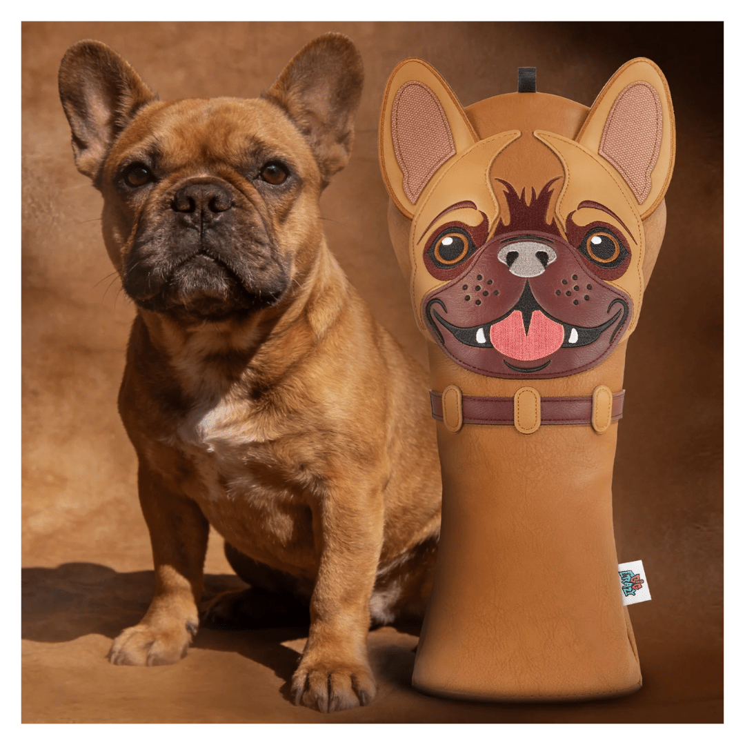 BROWN PU BULLDOG EMBROIDERED DRIVER GOLF HEAD COVER - Funky HeadcoversBROWN PU BULLDOG EMBROIDERED DRIVER GOLF HEAD COVERFunky HeadcoversFunky Headcovers6014743BROWN PU BULLDOG EMBROIDERED DRIVER GOLF HEAD COVER