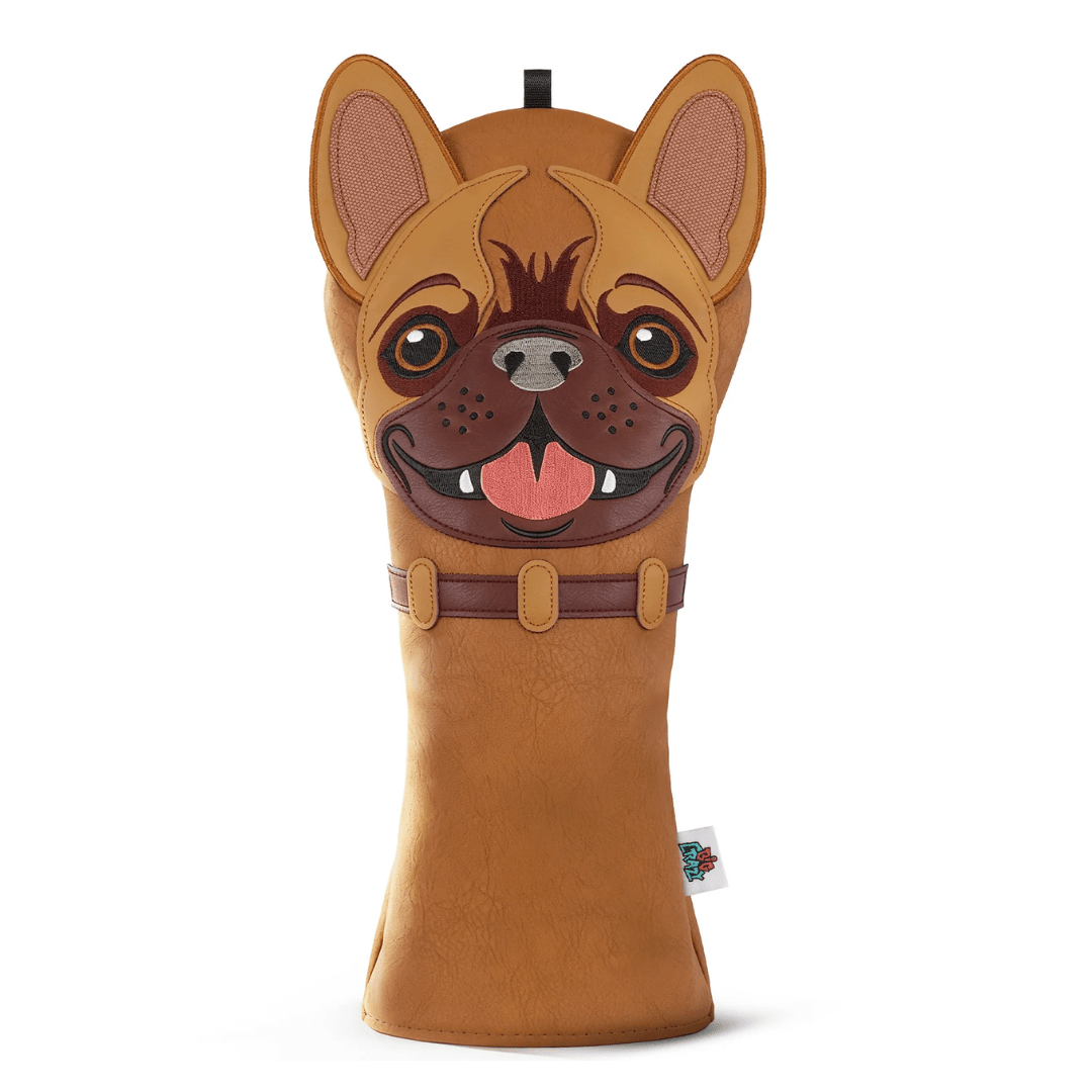 BROWN PU BULLDOG EMBROIDERED DRIVER GOLF HEAD COVER - Funky HeadcoversBROWN PU BULLDOG EMBROIDERED DRIVER GOLF HEAD COVERFunky HeadcoversFunky Headcovers6014743BROWN PU BULLDOG EMBROIDERED DRIVER GOLF HEAD COVER