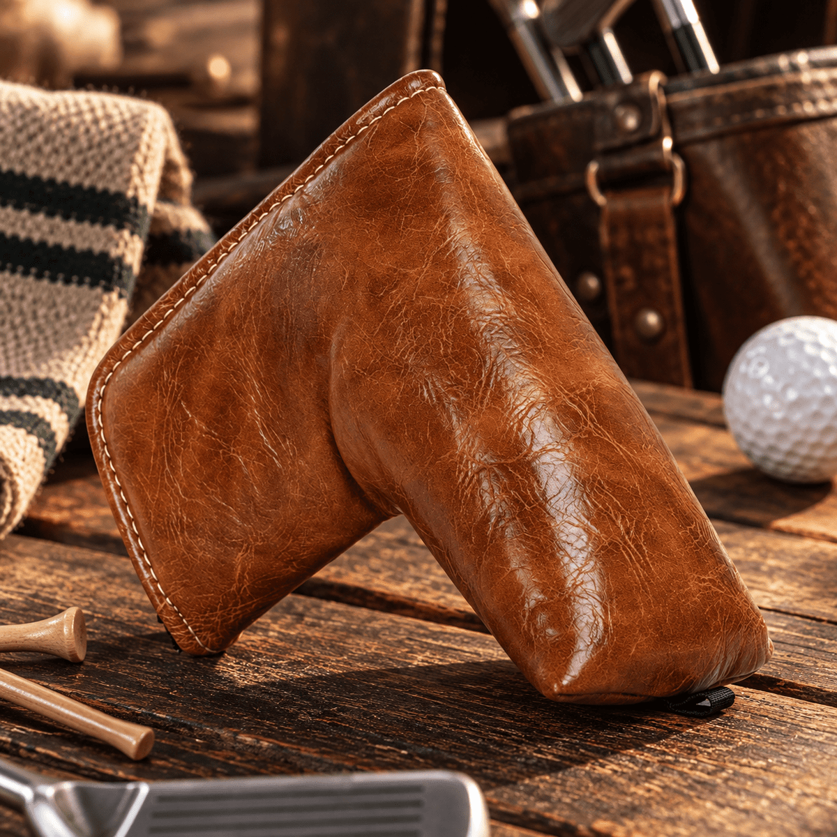 BROWN RETRO BLADE PUTTER GOLF HEADCOVER - Funky HeadcoversBROWN RETRO BLADE PUTTER GOLF HEADCOVERFunky HeadcoversFunky Headcovers6010547BROWN RETRO BLADE PUTTER GOLF HEADCOVER
