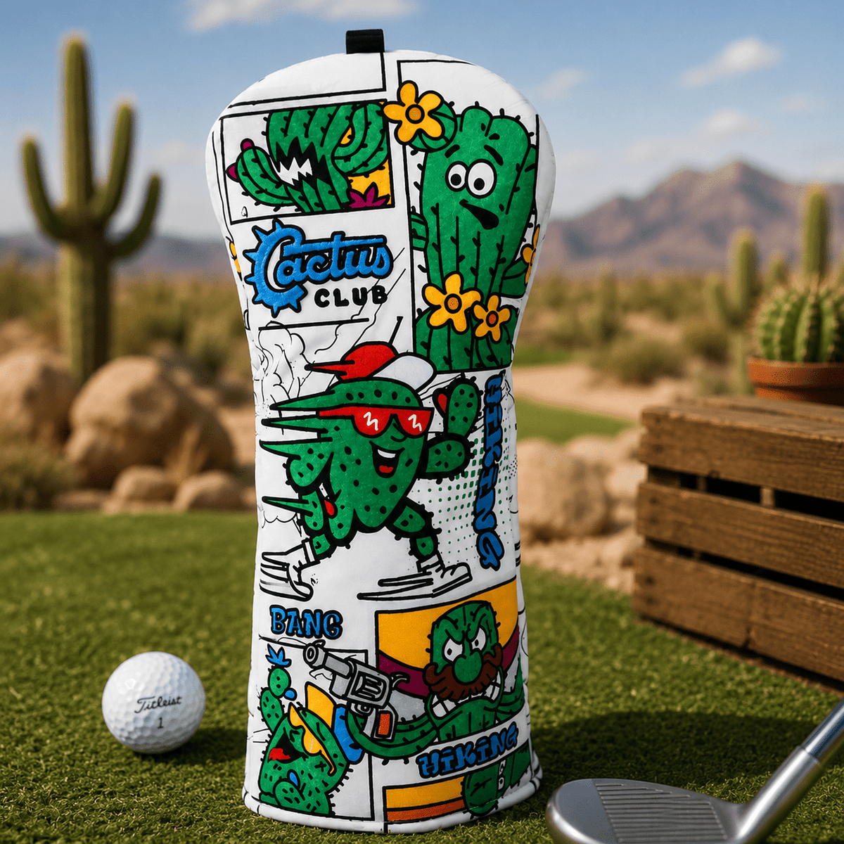 CACTUS CLUB DRIVER HEAD COVER - Funky HeadcoversCACTUS CLUB DRIVER HEAD COVERFunky HeadcoversFunky Headcovers6011663CACTUS CLUB DRIVER HEAD COVER
