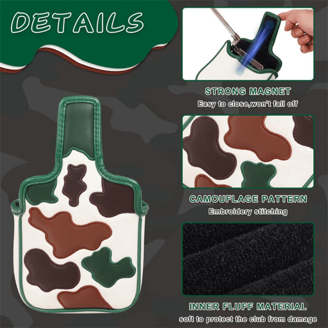 CAMO SQUARE MALLET PUTTER HEADCOVER WITH MAGNETIC CLOSURE - Funky HeadcoversCAMO SQUARE MALLET PUTTER HEADCOVER WITH MAGNETIC CLOSUREfunky-headcovers-store-build-klvj8Funky HeadcoversB6009702CAMO SQUARE MALLET PUTTER HEADCOVER WITH MAGNETIC CLOSURE