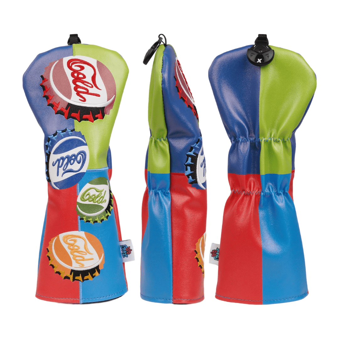COLORFUL BOTTLE CAP DRIVER GOLF HEADCOVER - Funky HeadcoversCOLORFUL BOTTLE CAP DRIVER GOLF HEADCOVERFunky HeadcoversFunky Headcovers6013247DRIVERCOLORFUL BOTTLE CAP DRIVER GOLF HEADCOVER
