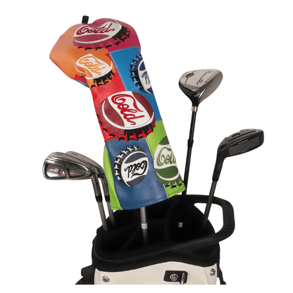 COLORFUL BOTTLE CAP DRIVER GOLF HEADCOVER - Funky HeadcoversCOLORFUL BOTTLE CAP DRIVER GOLF HEADCOVERFunky HeadcoversFunky Headcovers6013247DRIVERCOLORFUL BOTTLE CAP DRIVER GOLF HEADCOVER