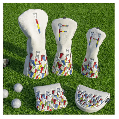 COLORFUL TEES GOLF HEAD COVERS SET - Funky HeadcoversCOLORFUL TEES GOLF HEAD COVERS SETFunky HeadcoversFunky Headcovers6008818FAIRWAYCOLORFUL TEES GOLF HEAD COVERS SET