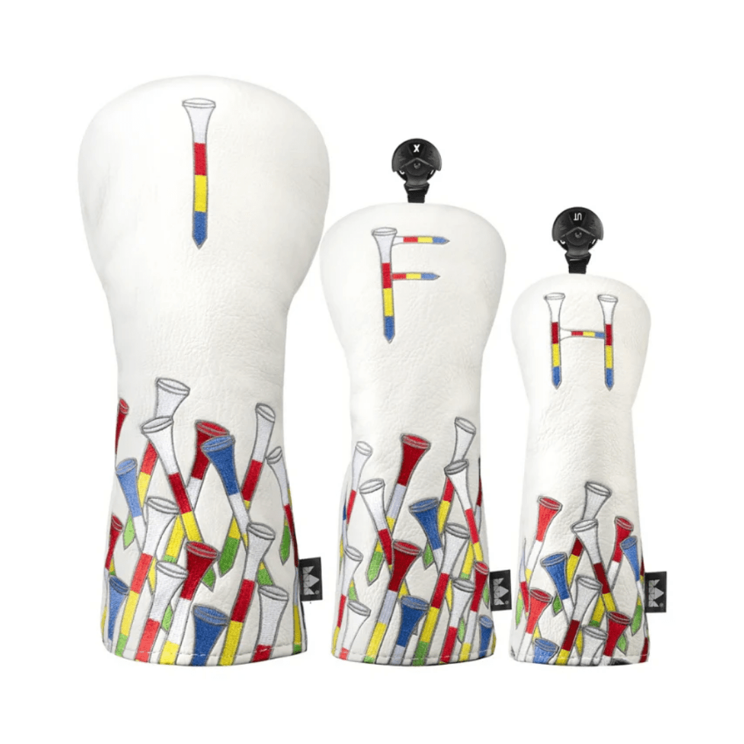 COLORFUL TEES GOLF HEAD COVERS SET - Funky HeadcoversCOLORFUL TEES GOLF HEAD COVERS SETFunky HeadcoversFunky Headcovers6008818FAIRWAYCOLORFUL TEES GOLF HEAD COVERS SET