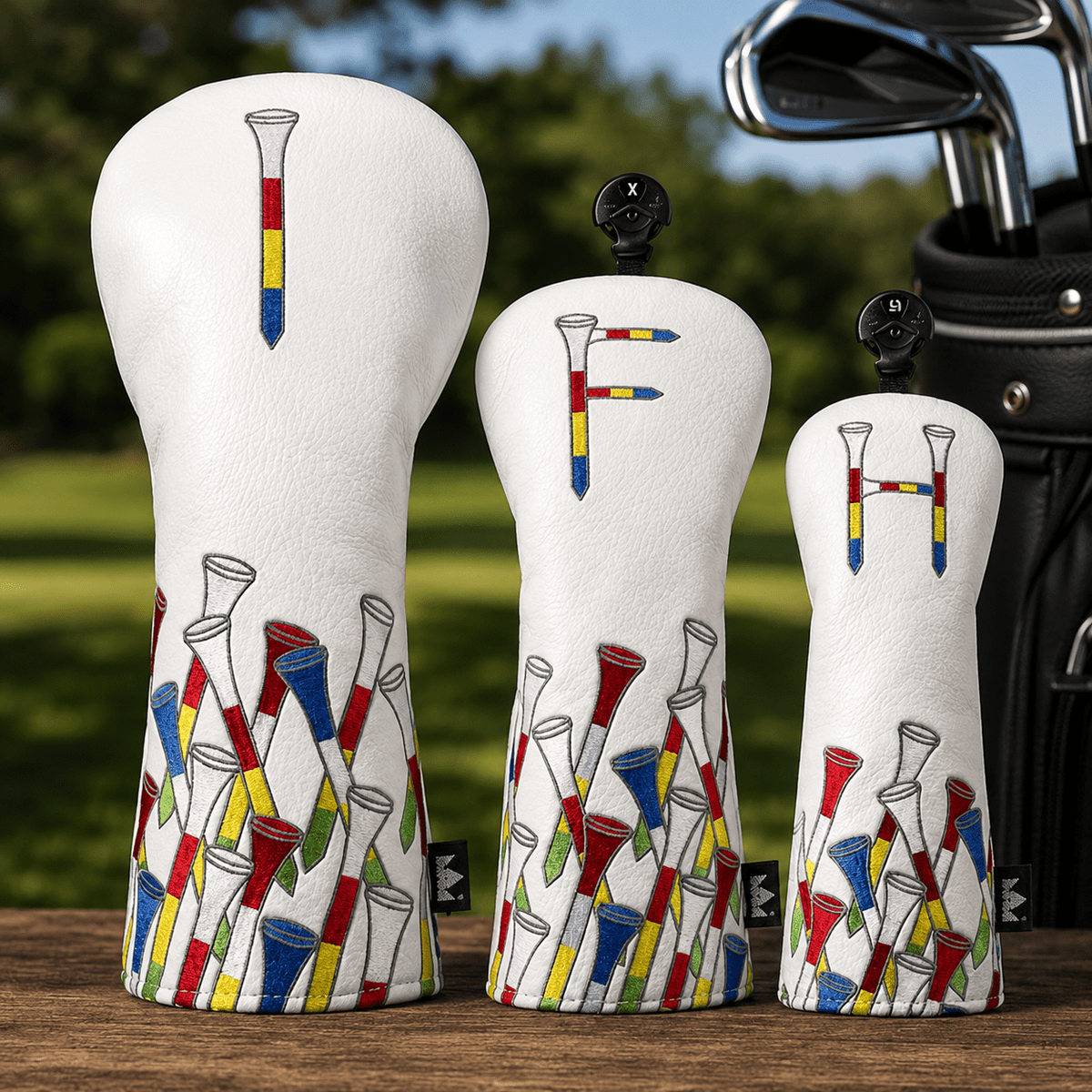 COLORFUL TEES GOLF HEADCOVERS - Funky HeadcoversCOLORFUL TEES GOLF HEADCOVERSFunky HeadcoversFunky Headcovers6008818FAIRWAYCOLORFUL TEES GOLF HEADCOVERS