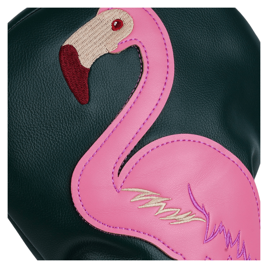 DARK GREEN FLAMINGO DRIVER HEAD COVER - Funky HeadcoversDARK GREEN FLAMINGO DRIVER HEAD COVERFunky HeadcoversFunky Headcovers6012236DARK GREEN FLAMINGO DRIVER HEAD COVER