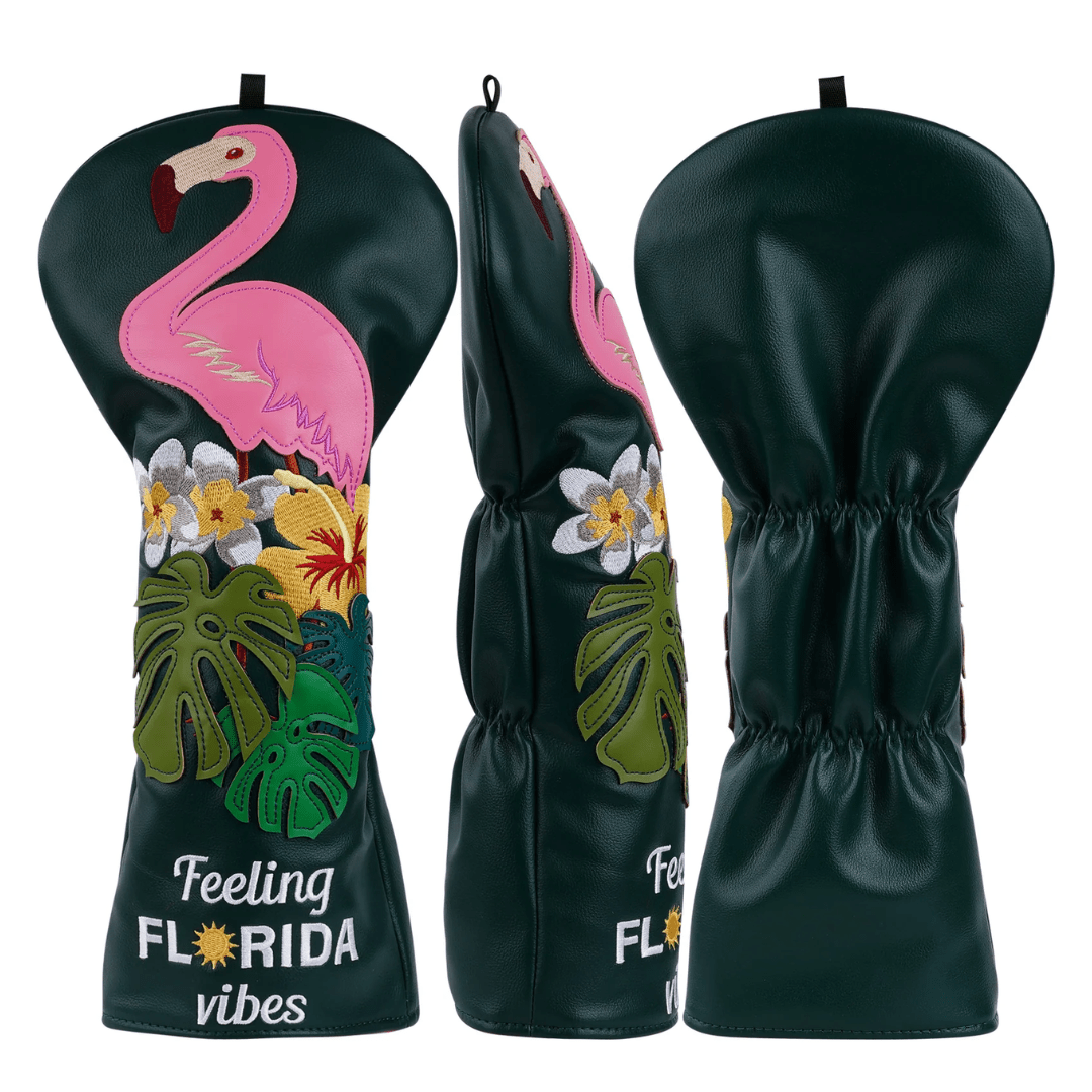 DARK GREEN FLAMINGO DRIVER HEAD COVER - Funky HeadcoversDARK GREEN FLAMINGO DRIVER HEAD COVERFunky HeadcoversFunky Headcovers6012236DARK GREEN FLAMINGO DRIVER HEAD COVER