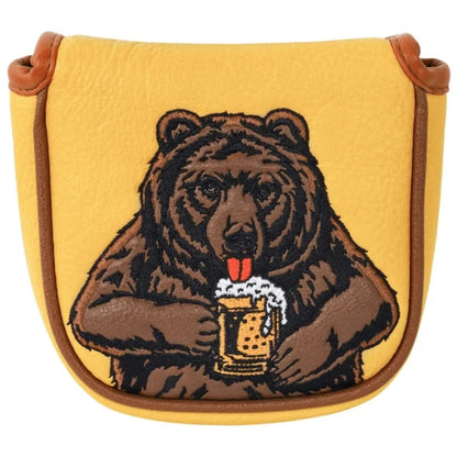 DARK YELLOW BROWN BEAR SQAURE PUTTER (TP BODY) GOLF HEADCOVER - Funky HeadcoversDARK YELLOW BROWN BEAR SQAURE PUTTER (TP BODY) GOLF HEADCOVERFunky HeadcoversFunky Headcovers6011158DARK YELLOW BROWN BEAR SQAURE PUTTER (TP BODY) GOLF HEADCOVER