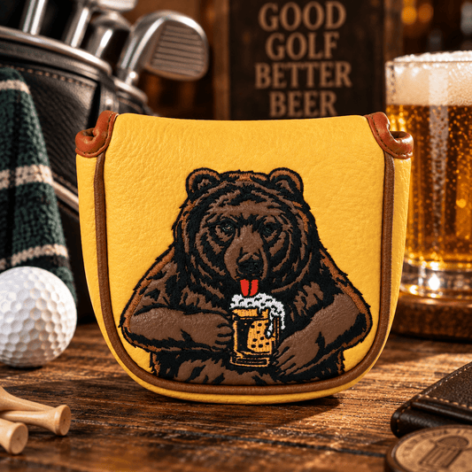 DARK YELLOW BROWN BEAR SQAURE PUTTER (TP BODY) GOLF HEADCOVER - Funky HeadcoversDARK YELLOW BROWN BEAR SQAURE PUTTER (TP BODY) GOLF HEADCOVERFunky HeadcoversFunky Headcovers6011158DARK YELLOW BROWN BEAR SQAURE PUTTER (TP BODY) GOLF HEADCOVER