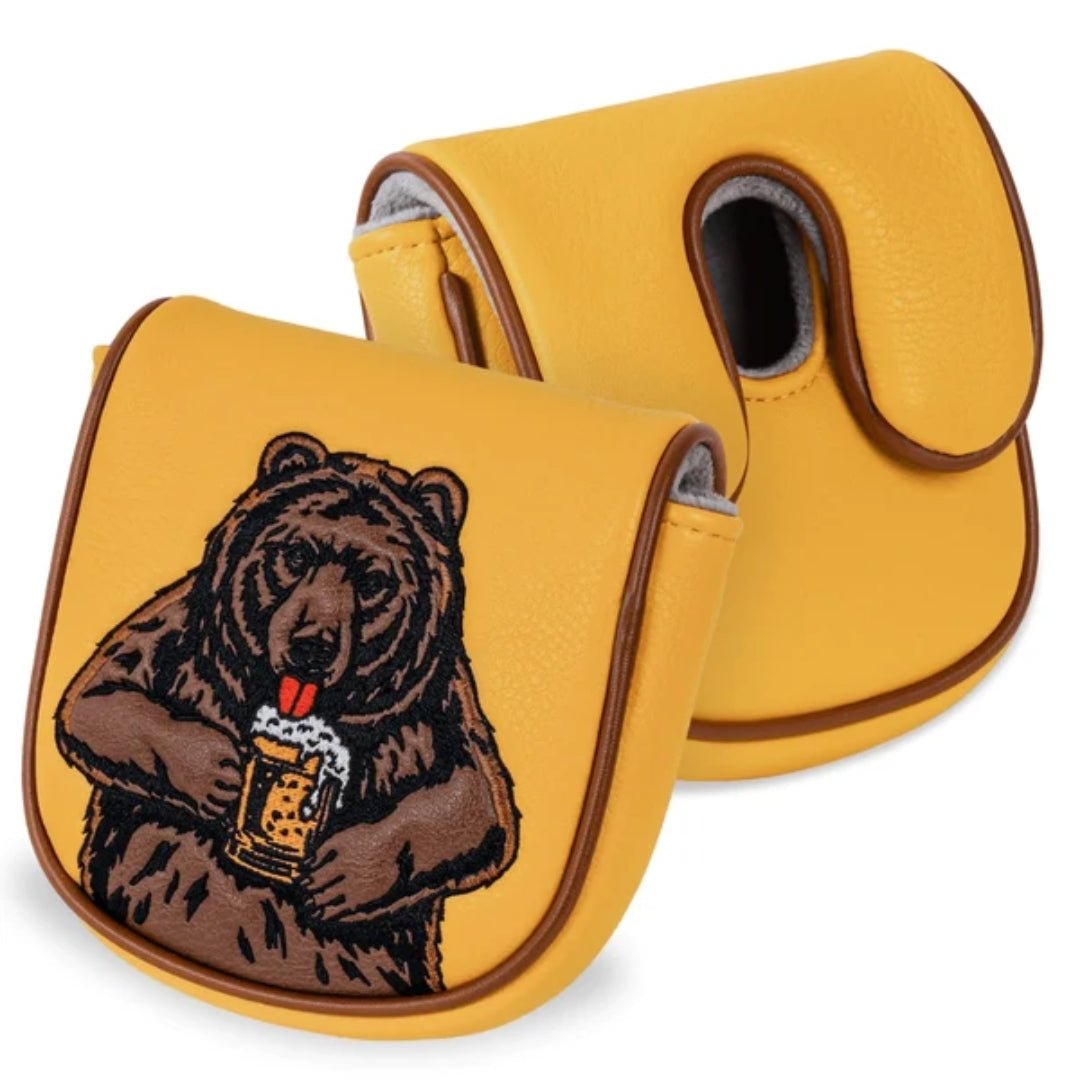 DARK YELLOW BROWN BEAR SQAURE PUTTER (TP BODY) GOLF HEADCOVER - Funky HeadcoversDARK YELLOW BROWN BEAR SQAURE PUTTER (TP BODY) GOLF HEADCOVERFunky HeadcoversFunky Headcovers6011158DARK YELLOW BROWN BEAR SQAURE PUTTER (TP BODY) GOLF HEADCOVER