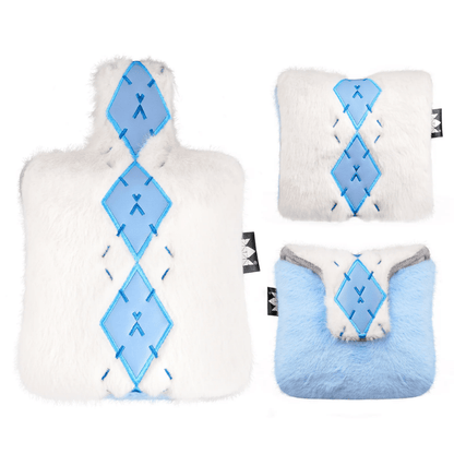 ELEGANT BLUE & WHITE RHOMBUS SQUARE MALLET PUTTER COVER - Funky HeadcoversELEGANT BLUE & WHITE RHOMBUS SQUARE MALLET PUTTER COVERFunky HeadcoversFunky HeadcoversB6012070ELEGANT BLUE & WHITE RHOMBUS SQUARE MALLET PUTTER COVER