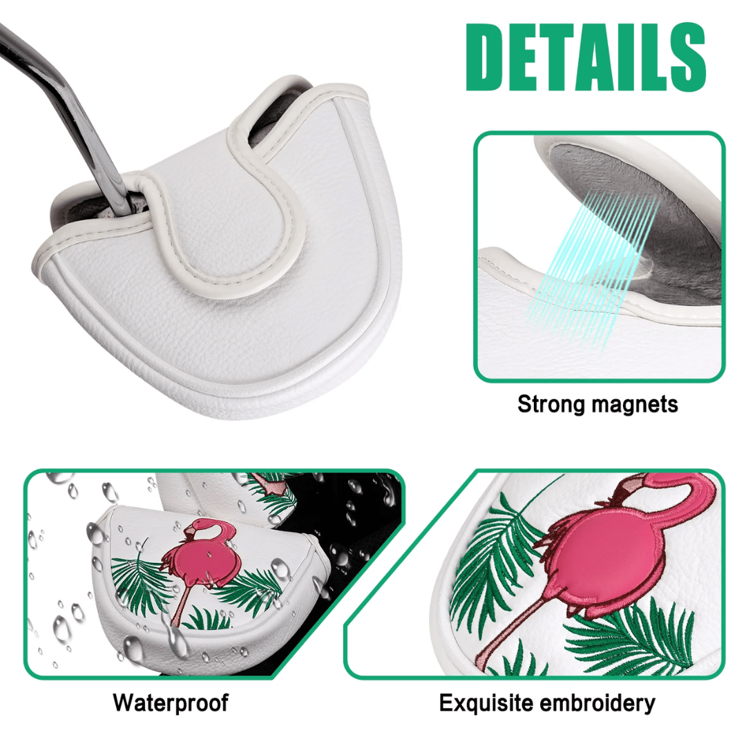 FLAMINGO WHITE GOLF MALLET PUTTER GOLF HEADCOVER - Funky HeadcoversFLAMINGO WHITE GOLF MALLET PUTTER GOLF HEADCOVERfunky-headcovers-store-build-klvj8Funky HeadcoversB6010616FLAMINGO WHITE GOLF MALLET PUTTER GOLF HEADCOVER