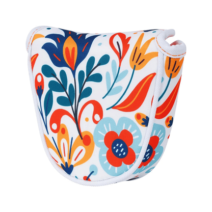 FLORAL MALLET PUTTER HEAD COVER FOR HEEL SHAFT PUTTERS - Funky HeadcoversFLORAL MALLET PUTTER HEAD COVER FOR HEEL SHAFT PUTTERSFunky HeadcoversFunky HeadcoversB6010667FLORAL MALLET PUTTER HEAD COVER FOR HEEL SHAFT PUTTERS