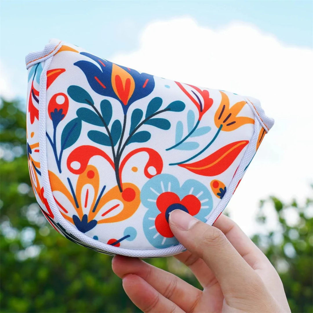 FLORAL MALLET PUTTER HEAD COVER FOR HEEL SHAFT PUTTERS - Funky HeadcoversFLORAL MALLET PUTTER HEAD COVER FOR HEEL SHAFT PUTTERSFunky HeadcoversFunky HeadcoversB6010667FLORAL MALLET PUTTER HEAD COVER FOR HEEL SHAFT PUTTERS