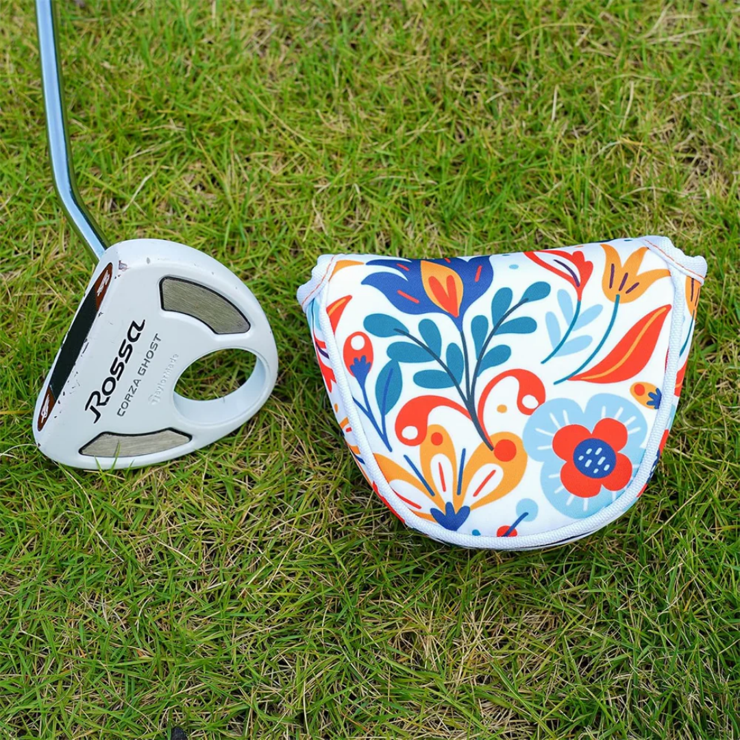 FLORAL MALLET PUTTER HEAD COVER FOR HEEL SHAFT PUTTERS - Funky HeadcoversFLORAL MALLET PUTTER HEAD COVER FOR HEEL SHAFT PUTTERSFunky HeadcoversFunky HeadcoversB6010667FLORAL MALLET PUTTER HEAD COVER FOR HEEL SHAFT PUTTERS